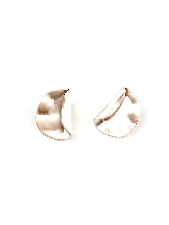Sculptura Studs Earrings Gold  Rose Gold 2colors