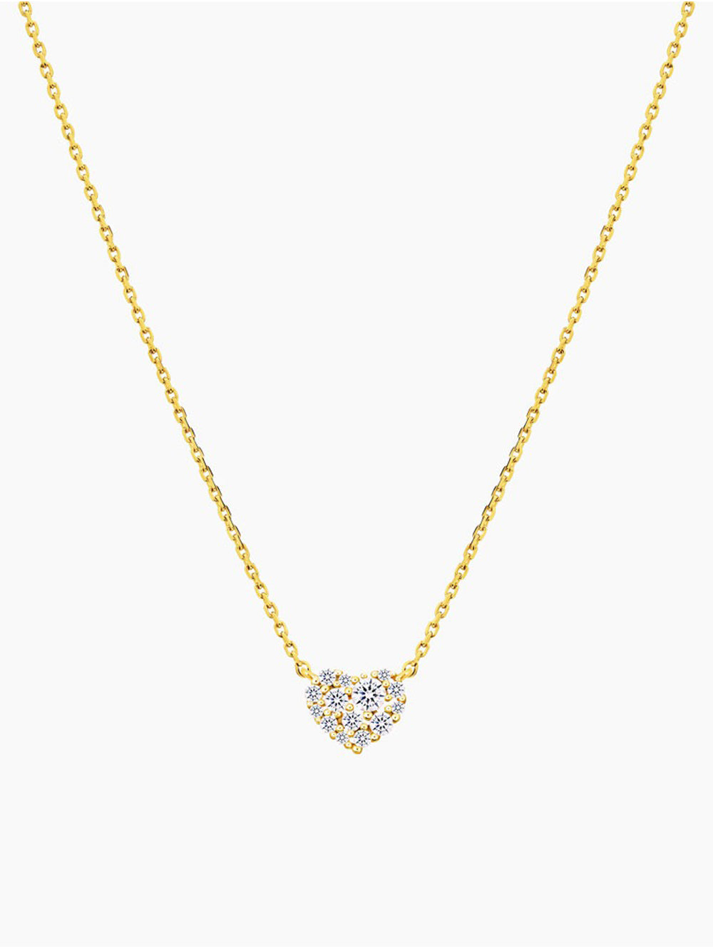 Infinity Glow Heart Necklace 925 Sterling Silver 2 colors