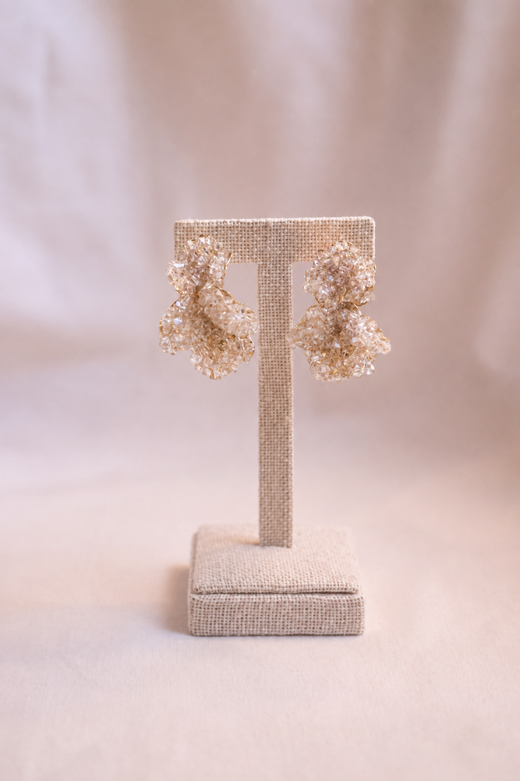 Lumi Crystal Bloom Hoop Earrings