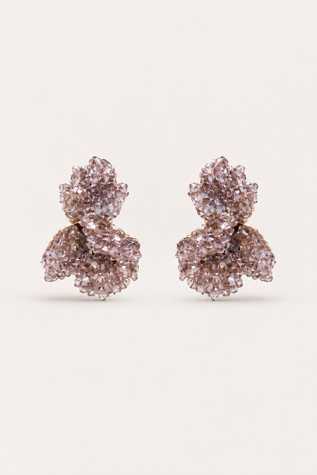 Lumi Crystal Bloom Hoop Earrings