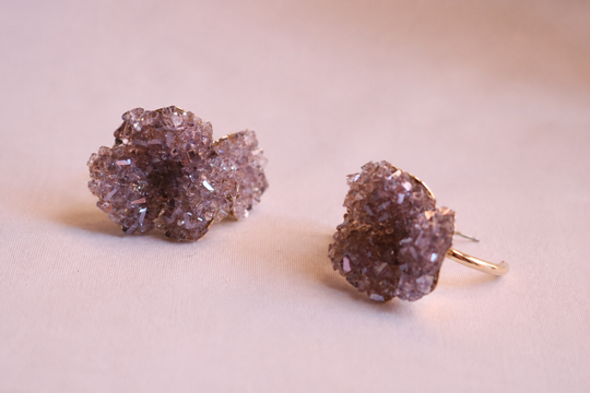 Lumi Crystal Bloom Hoop Earrings