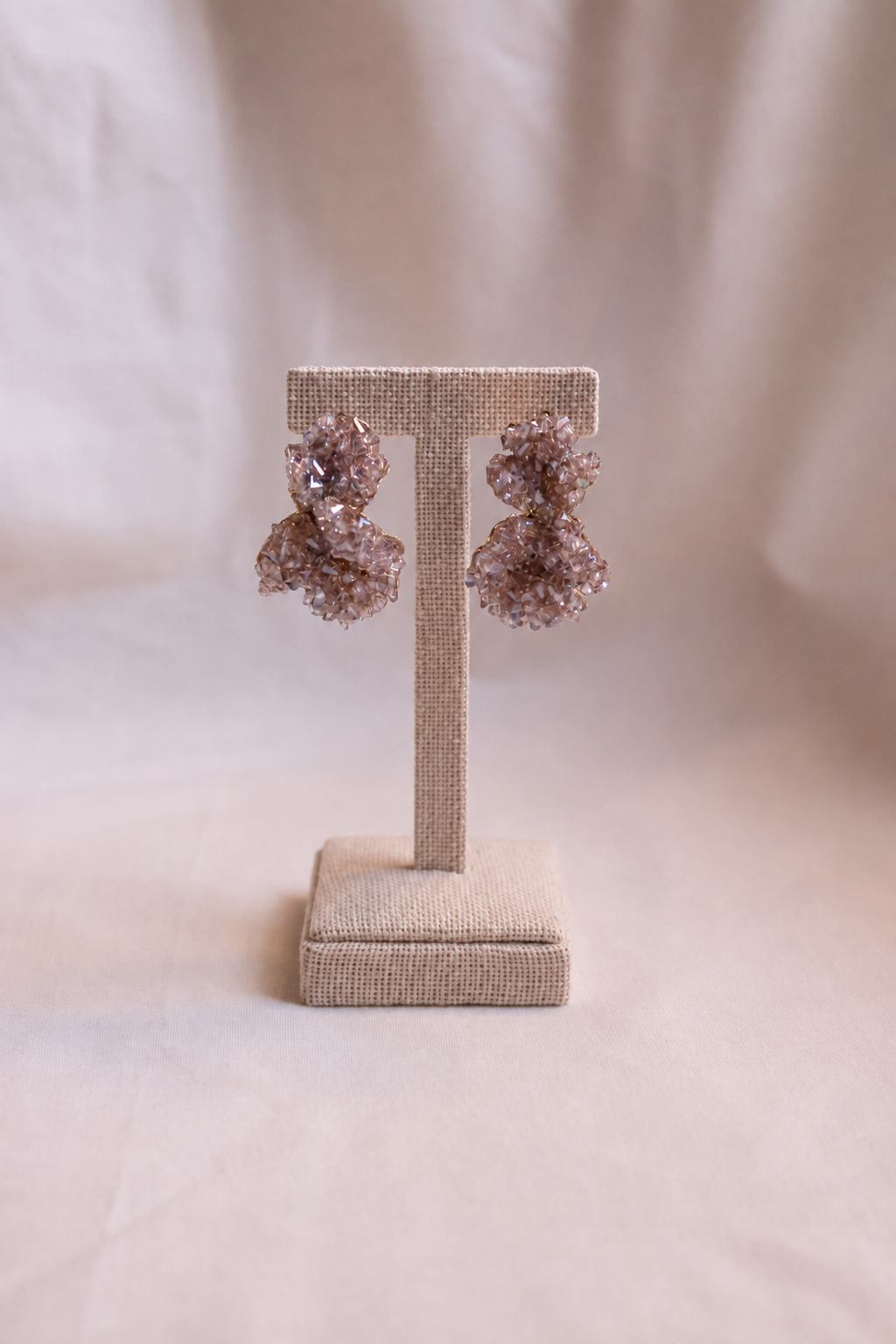 Lumi Crystal Bloom Hoop Earrings