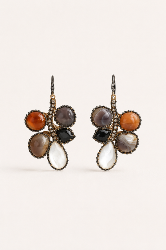 Autumn Jardin Agate Earrings
