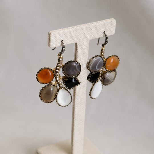 Autumn Jardin Agate Earrings
