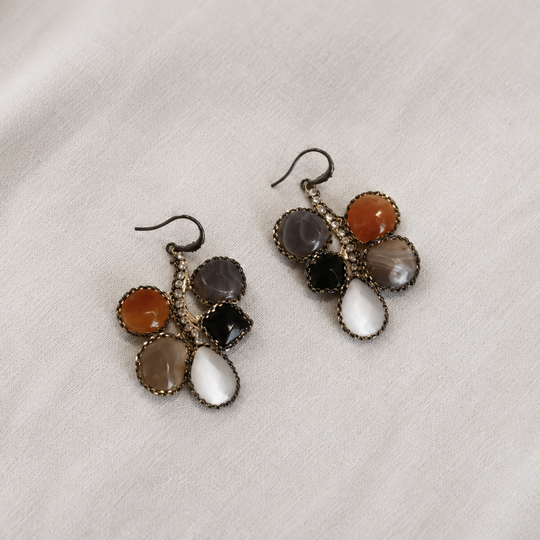 Autumn Jardin Agate Earrings