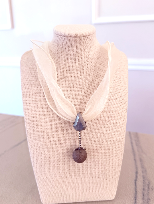 Lunar Veil Labradorite Necklace