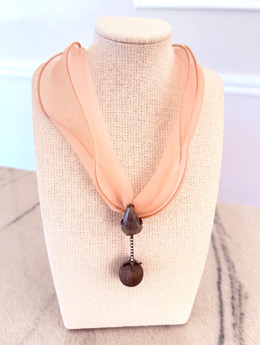 Lunar Veil Labradorite Necklace