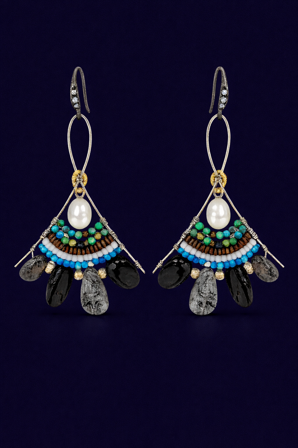 Bohemian Terra Cascade Earrings
