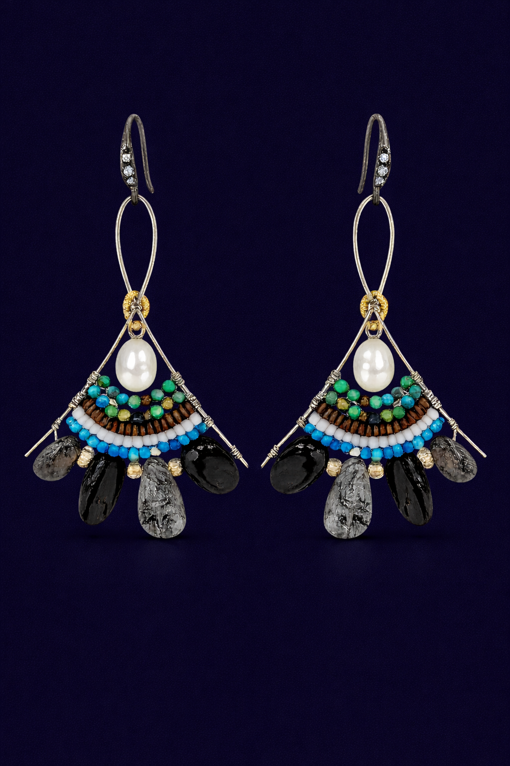 Bohemian Terra Cascade Earrings