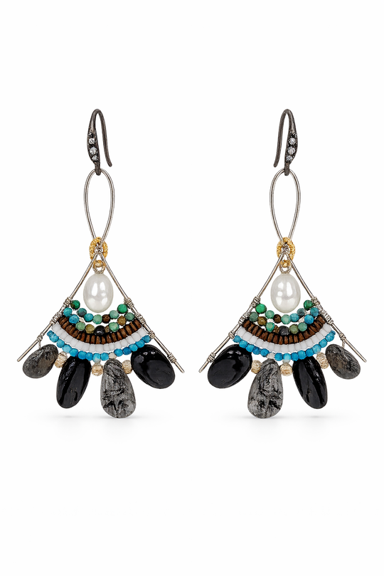 Bohemian Terra Cascade Earrings