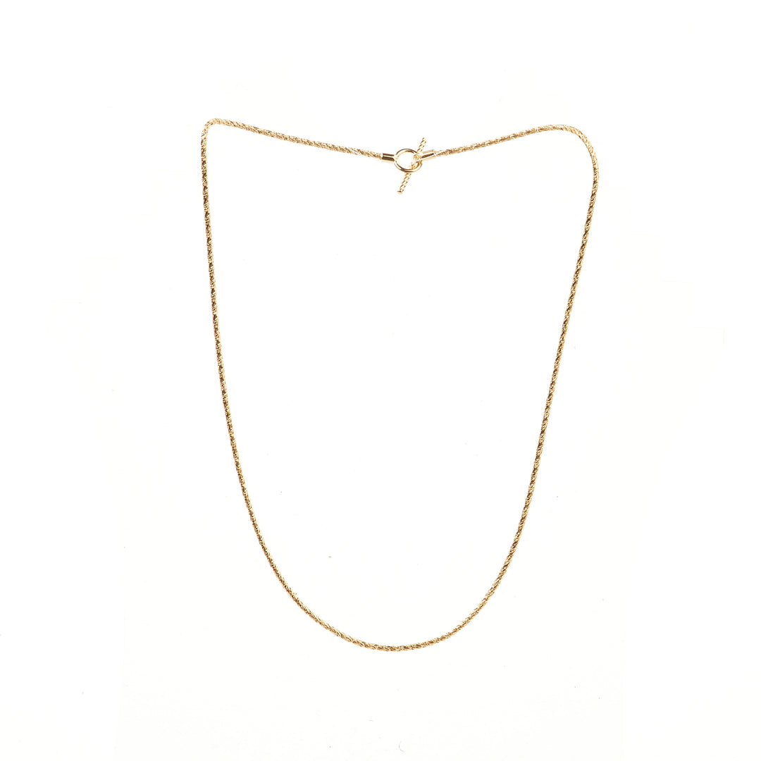 Twist Bar Toggle Necklace 92.5% sterling silver gold plating