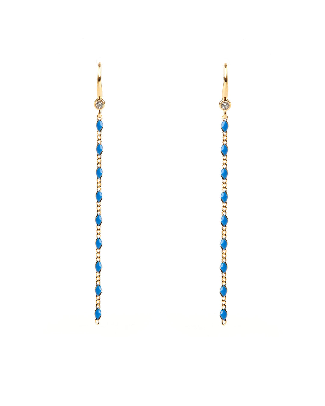 Celeste Beaded Drop Earrings 925 Silver 2 Colors