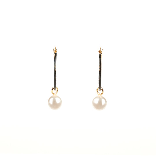 Pop Textured Hoop Earrings 925 Silver 3 colors