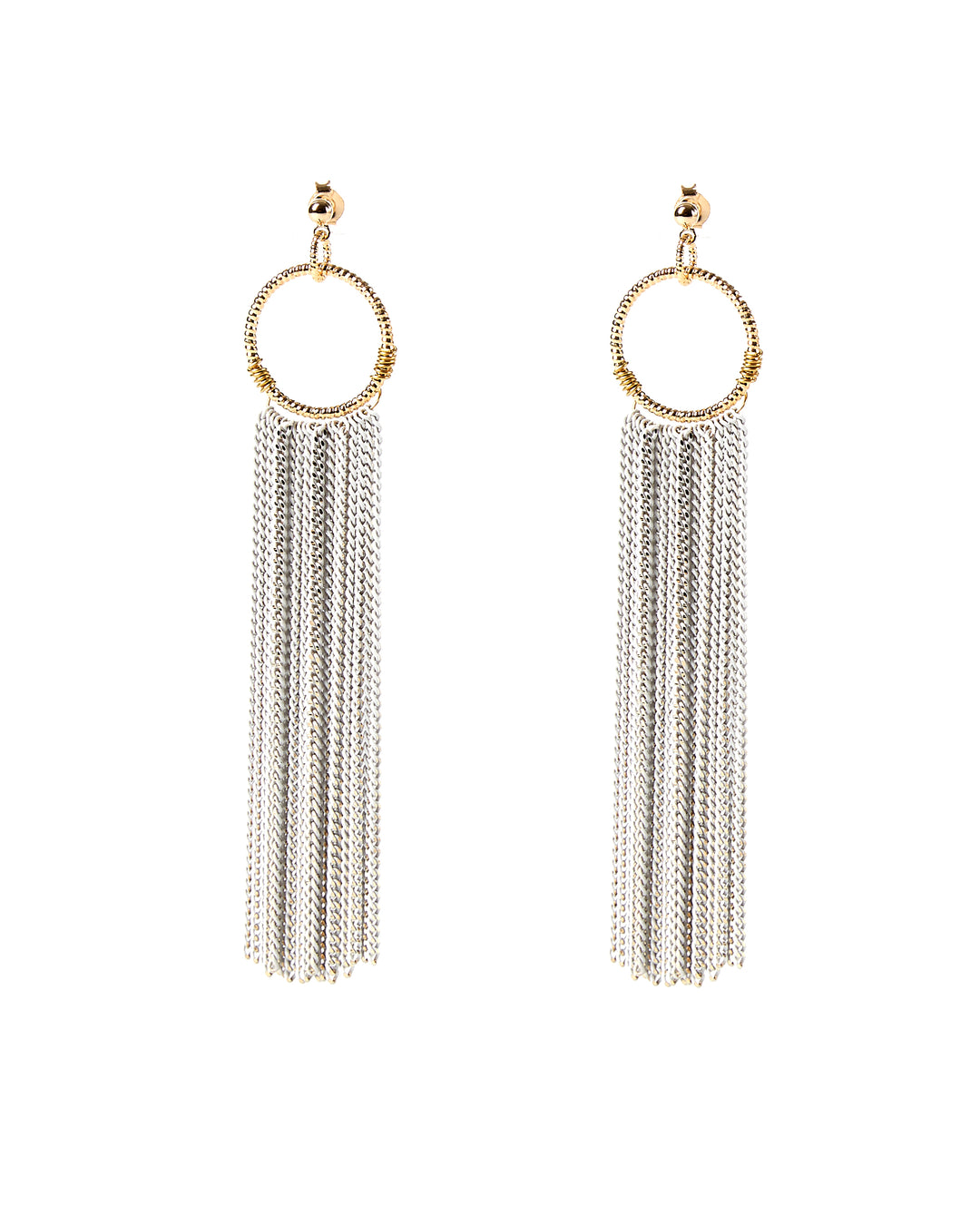 Midnight Swing Tassel Earrings 14k gold plated 2 Colors