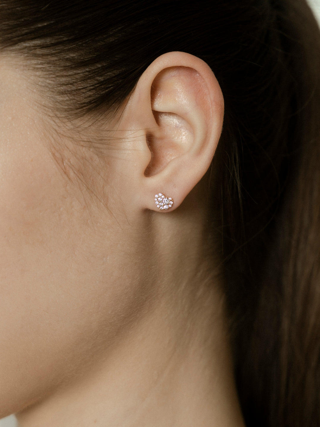 Infinity Glow Heart Earrings 925 Sterling Silver 2 colors