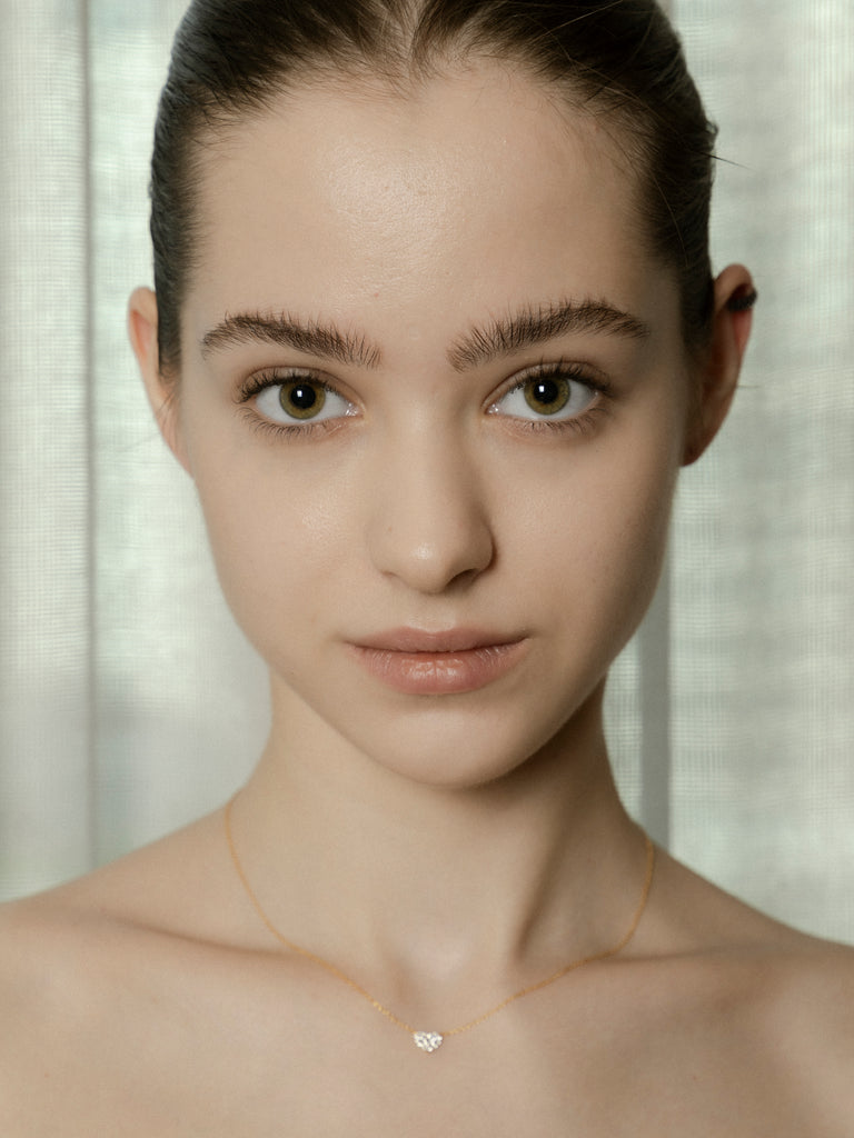 Infinity Glow Heart Necklace 925 Sterling Silver 2 colors