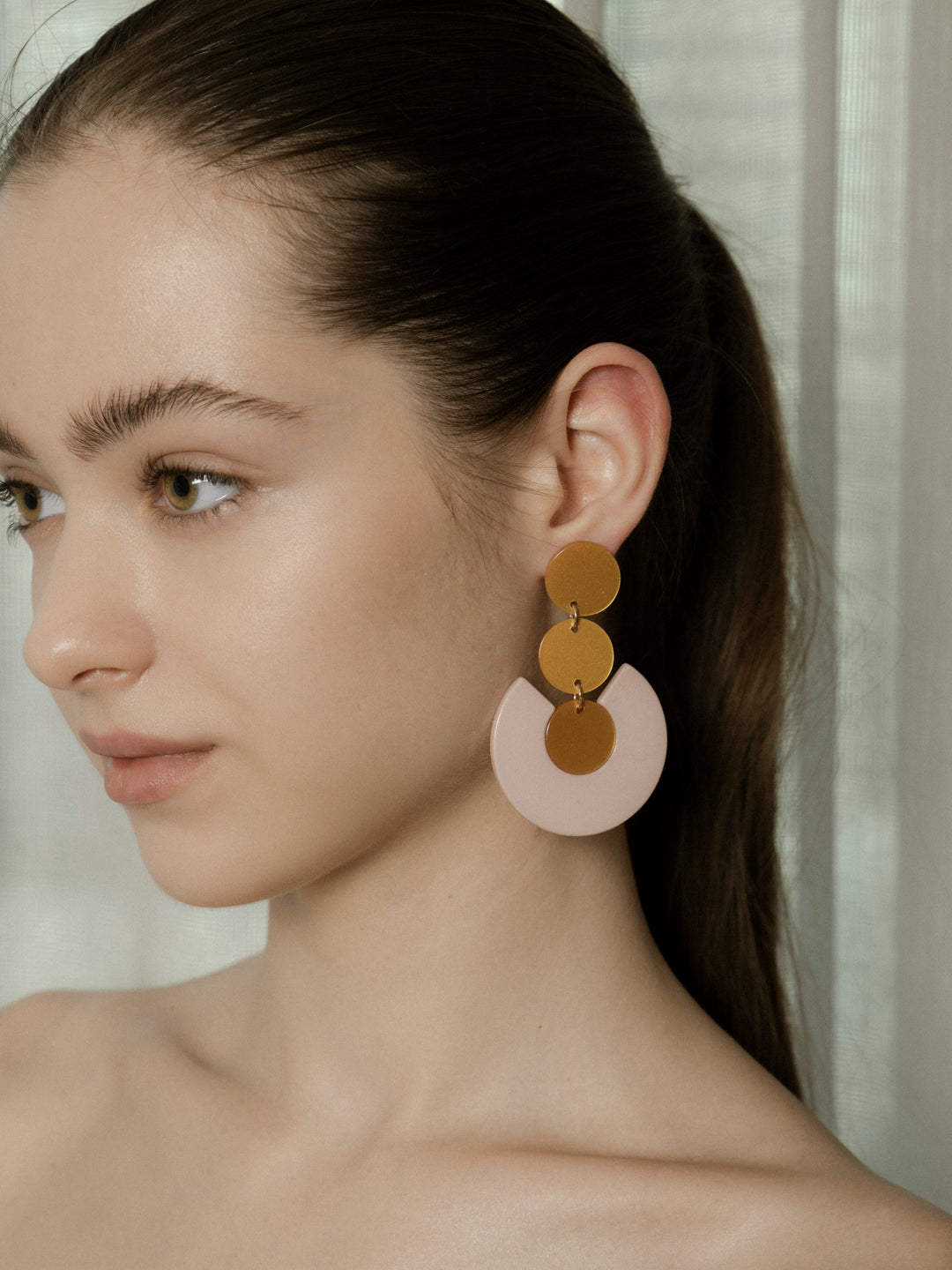 Bold Geometric Acrylic Earrings 2 Colors