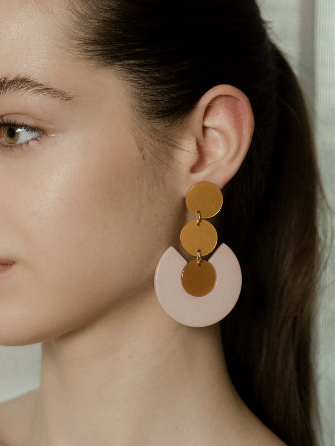 Bold Geometric Acrylic Earrings 2 Colors