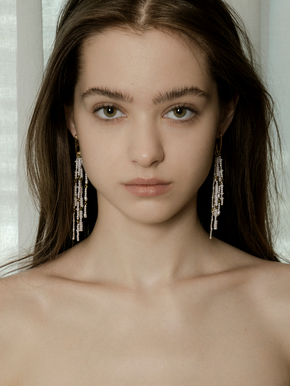 Celeste Cascade Pearl Earrings