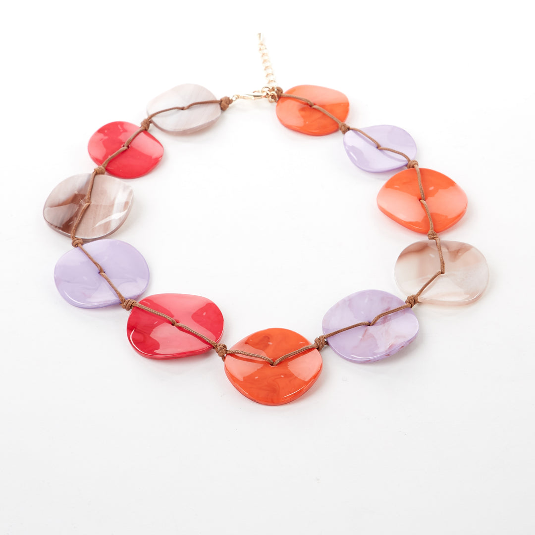 La Boheme Marble Disc Necklace